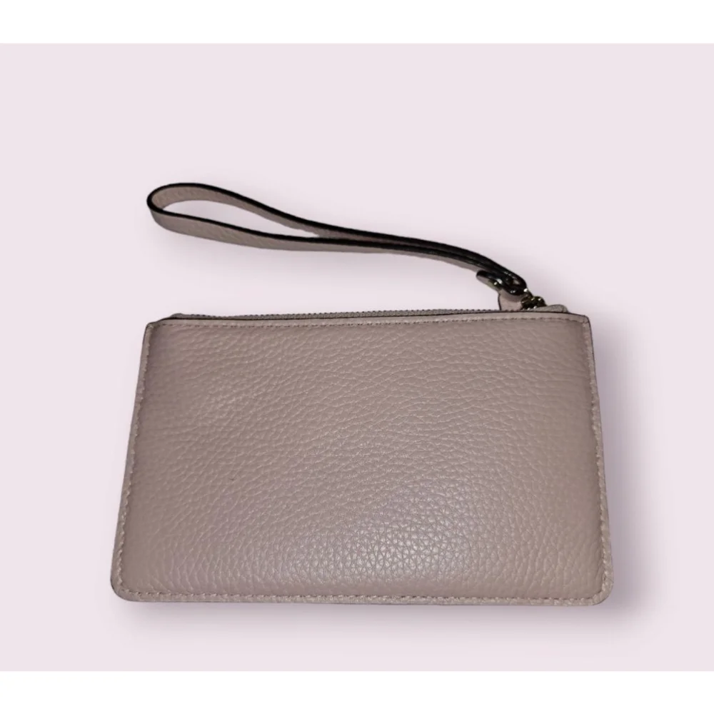 Kate Spade New York Leather Clutch Wristlet Pink